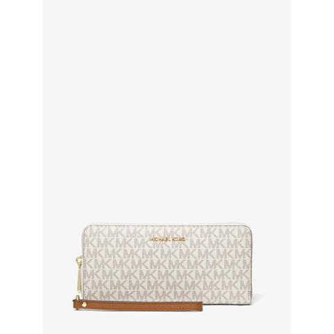 Mkcartera Continental Grande Con Logotipo - Vainilla(nude) - Michael Kors