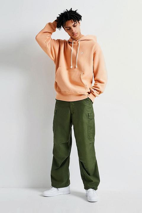 Champion X Uo Rust Reverse Weave Hoodie