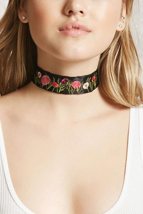 Collana Choker Con Ricami