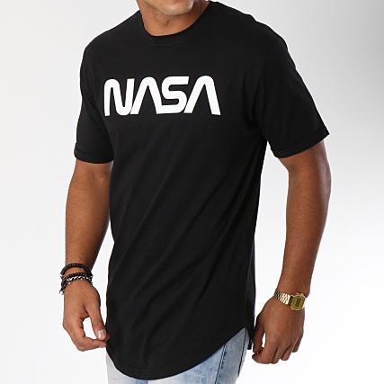 Nasa - Tee Shirt Oversize Worm Logo Noir