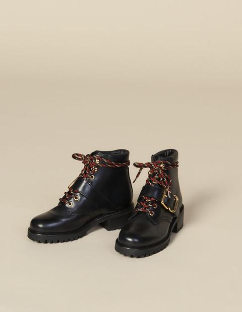sandro biker boots