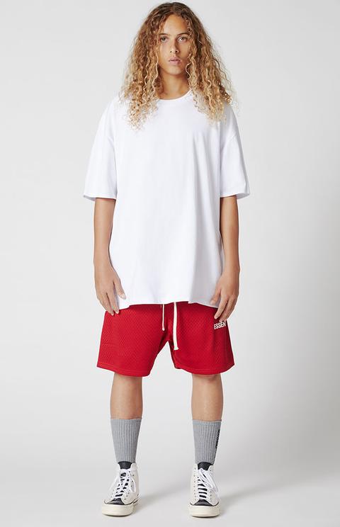 Fear Of God - Fog Essentials Graphic Mesh Drawstring Shorts from