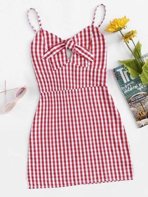Cami Kleid Mit Knoten