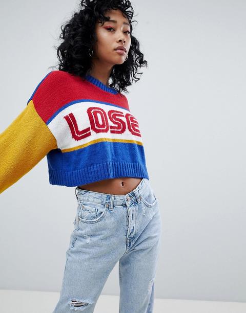 The Ragged Priest Loser Knitted Jumper - Multi