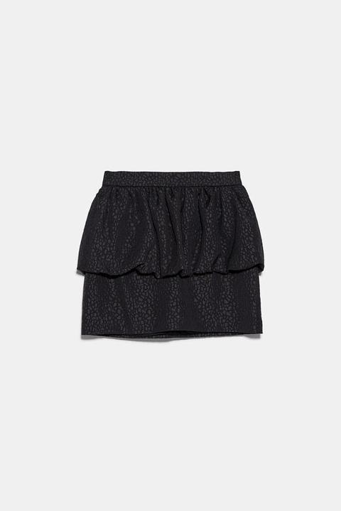 Falda Mini Jacquard