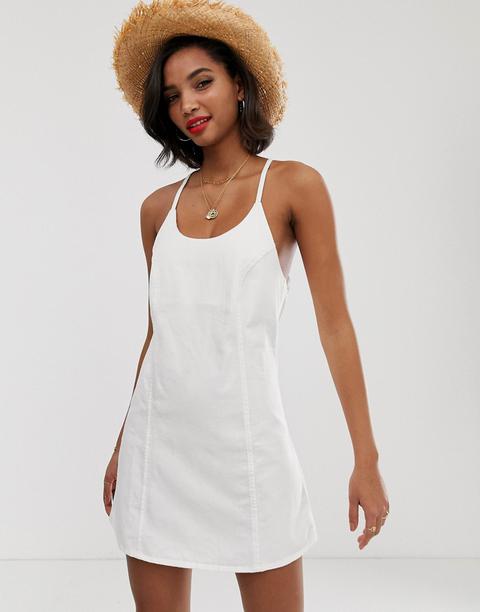 asos white sundress