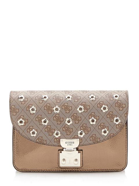 Guess Shannon Logo Print Shoulder Bag from Guess on 21 Buttons Guess Shannon Logo Print Shoulder Bag from Guess on 21 Buttons