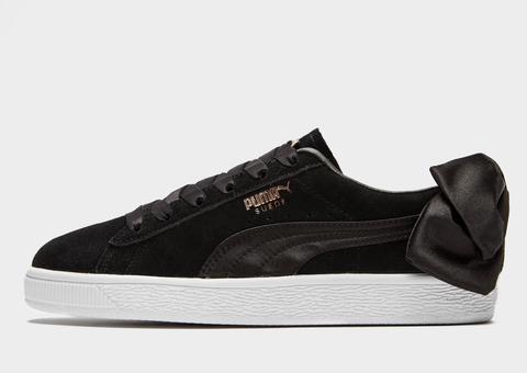 Puma Suede Bow Donna, Nero