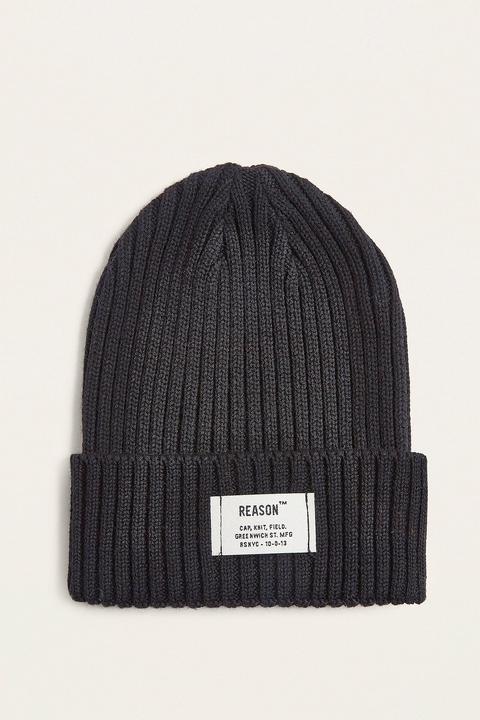 Reason Premium Knit Ribbed Beanie 