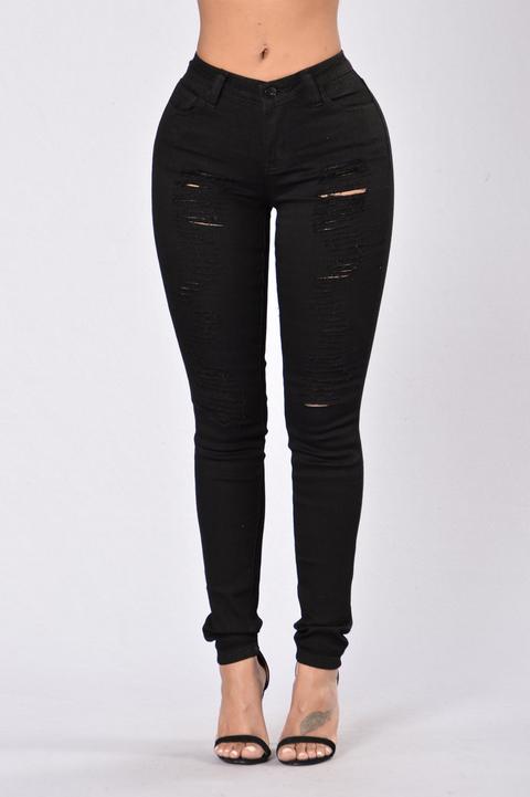 High Waist Taste Jeans - Black