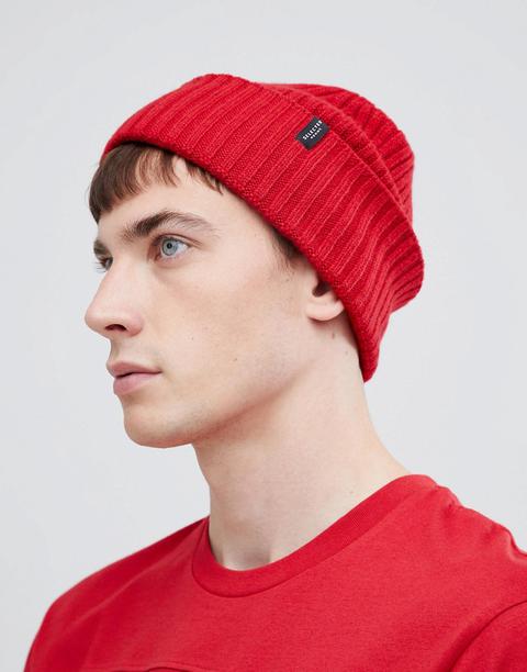 Selected Homme - Berretto In 100% Lana Merino - Rosso