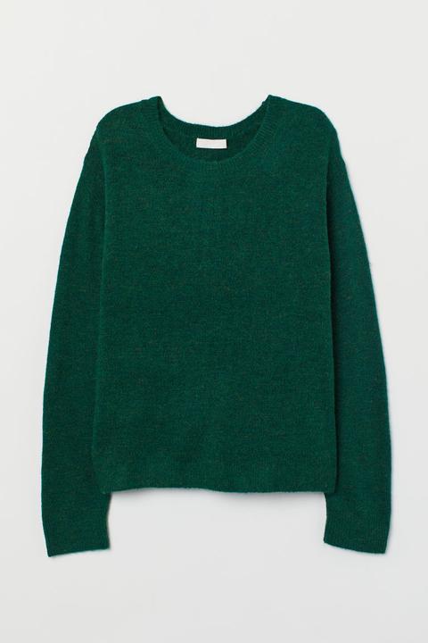 H & M - Pullover In Maglia Fine - Verde