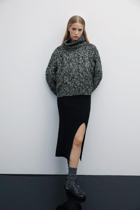 Cable-knit Sweater