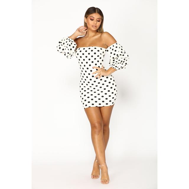 fashion nova polka dot dress