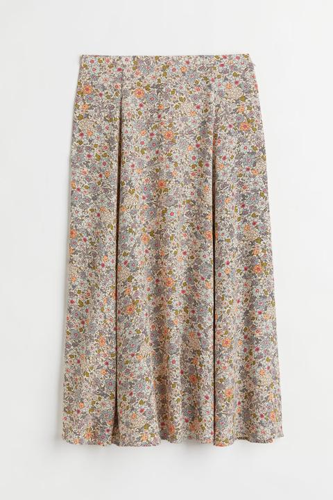 Falda Estampada - Verde