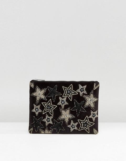 Bolso Clutch Con Estrellas De New Look