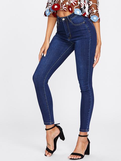 Jeans Scuro Skinny