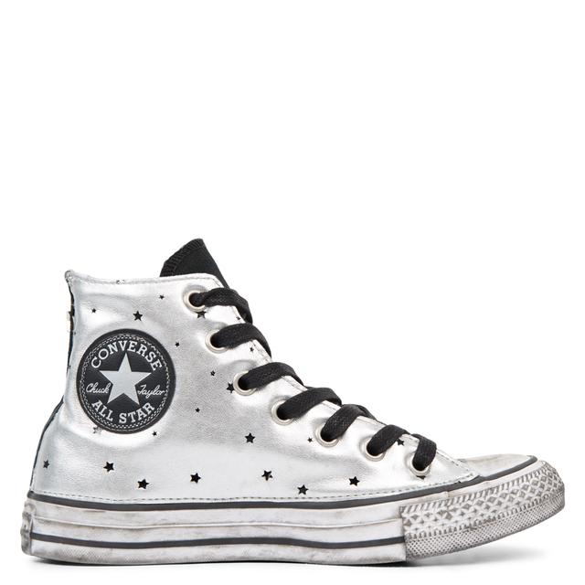 All Star Metallic Silver Star 