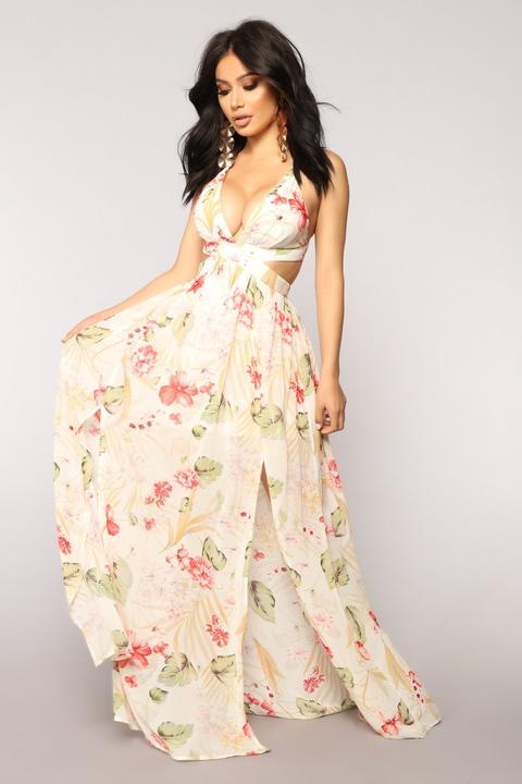 Lanai Maxi Dress - Ivory Floral