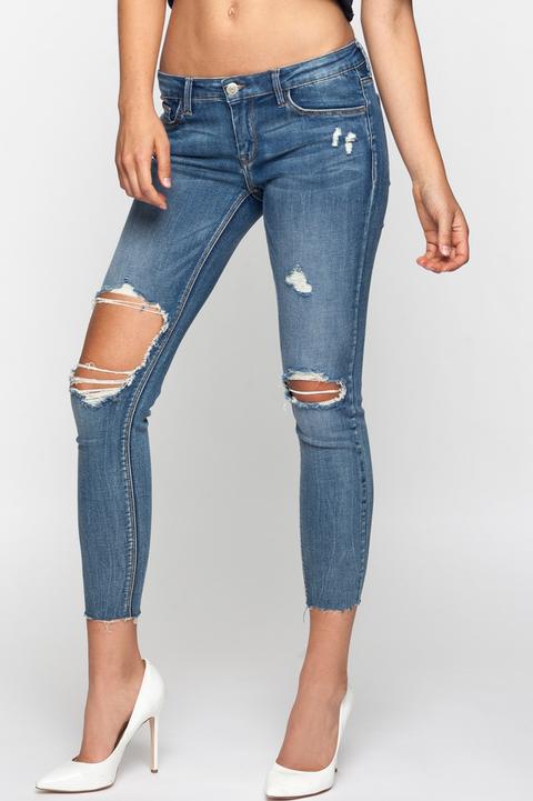 Jeans Destroyed Blu