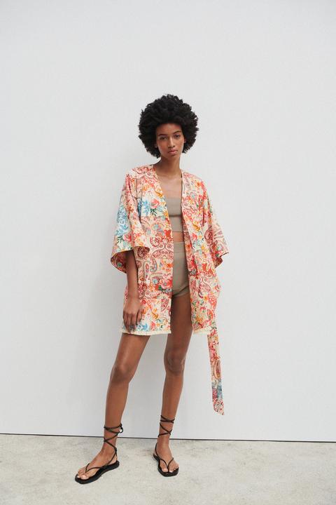 Kimono Estampado Patchwork