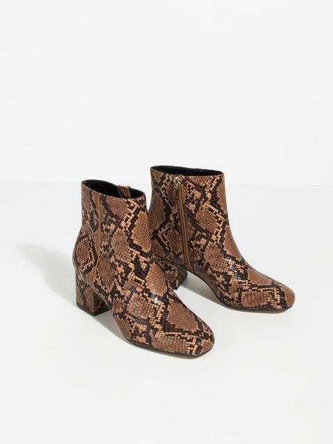 Botines Estampado Snake