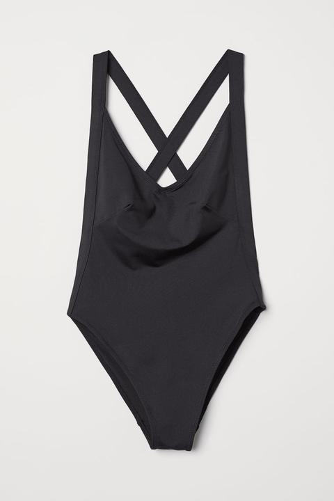 Maillot De Bain Échancré - Noir