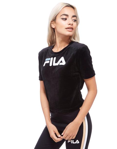 Fila Velour Crop Top