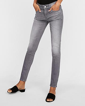express mid rise stretch jean leggings