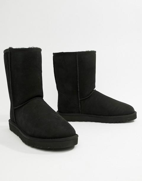 Ugg Classic - Stivaletti Nero Scamosciato - Nero