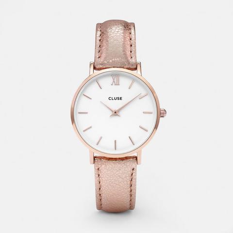 Minuit Rose Gold White/rose Gold Metallic