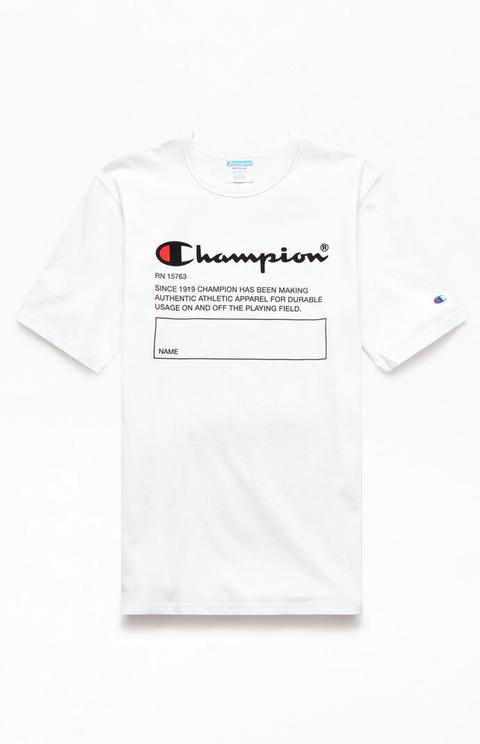 Champion Heritage Name T-shirt from 