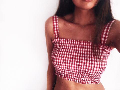 Vichy Crop Top