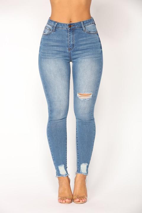 Dirty Martini Skinny Jeans - Medium Blue Wash