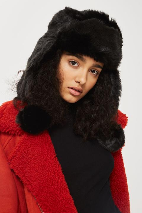 Faux Fur Trapper Hat