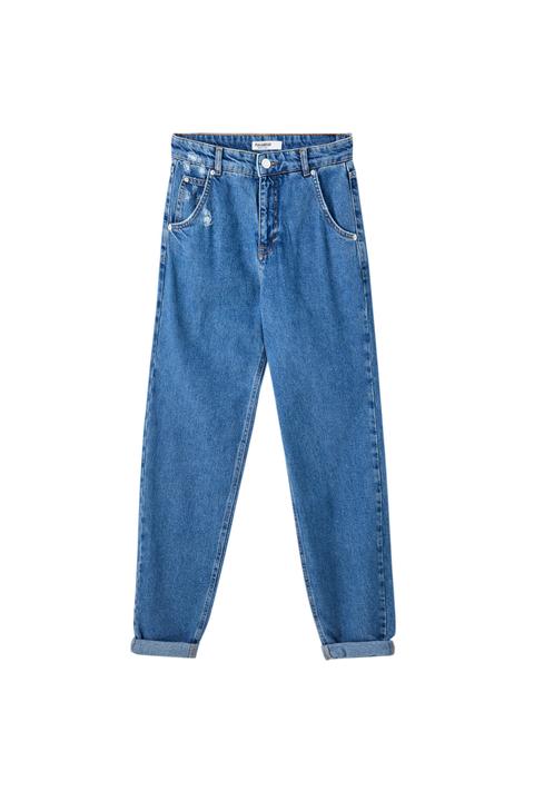 Jeans Slouchy Tiro Alto Básicos