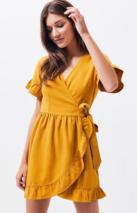 pacsun wrap dress