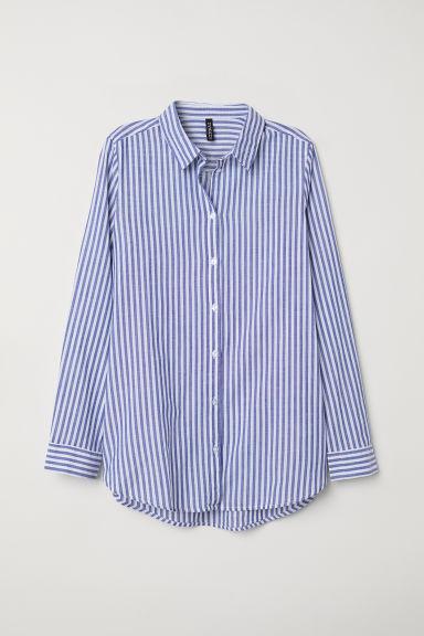 H & M - Cotton Shirt - Blue