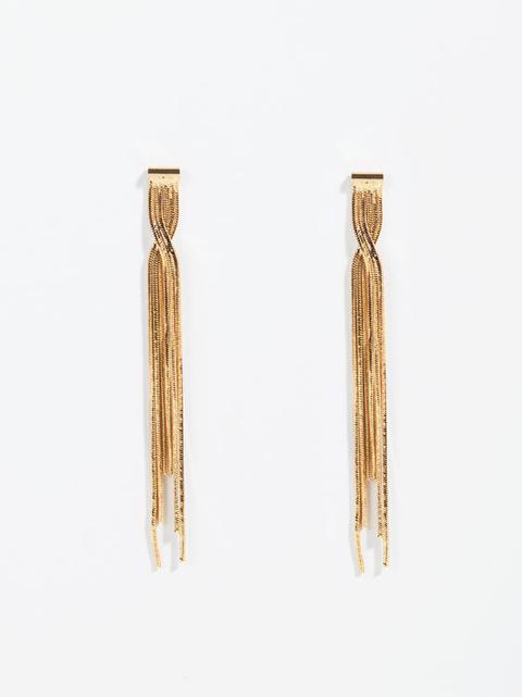 Pendientes Largos Golden Delicates