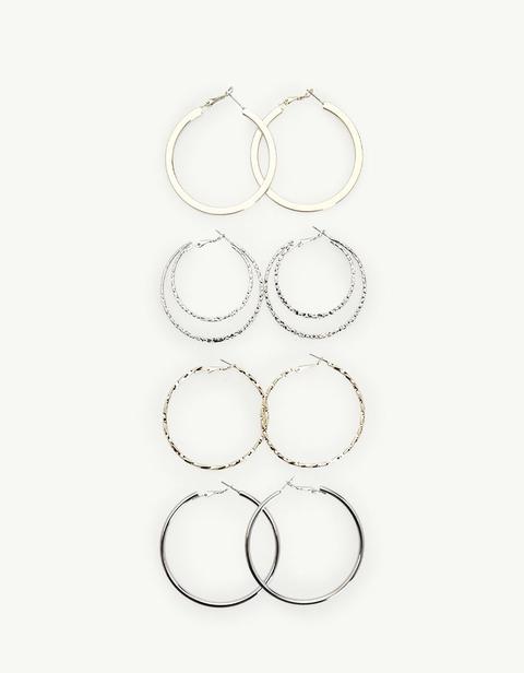 Set 4 Pendientes Aros