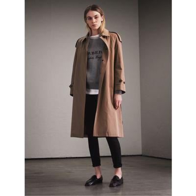 Trench Coat In Gabardine Tropicale