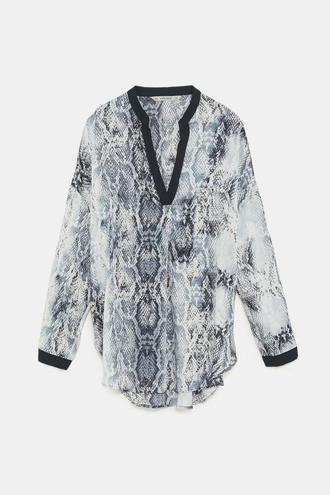 Blusa Estampado Animal