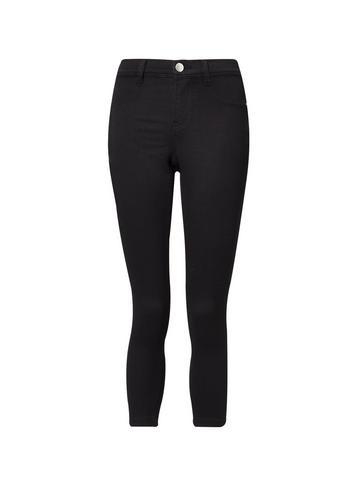 Womens Petite Black 'frankie' Jeans- Black, Black