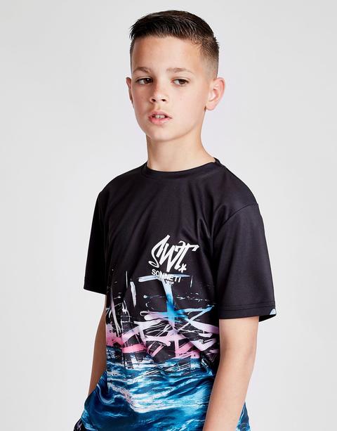 Sonneti Splatter T-Shirt Tee Boy's Junior Multicolour 8 9 10 11 12 