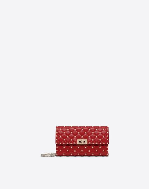 Borsa Pochette A Tracolla Rockstud Spike In Nappa