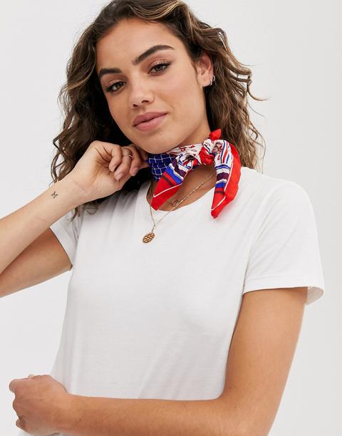 Pieces - Foulard Bandana Coloré-multi