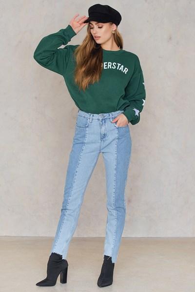 Na-kd Panel Jeans - Blue