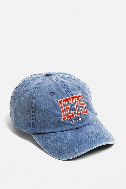 Iets Frans&hellip; Washed Navy Varsity Cap - Blue All At Urban Outfitters