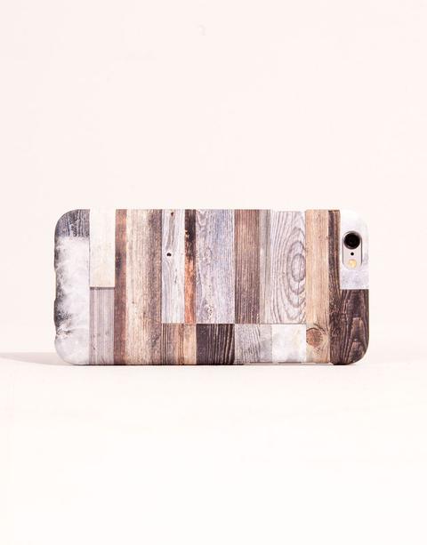 Funda Móvil Efecto Madera