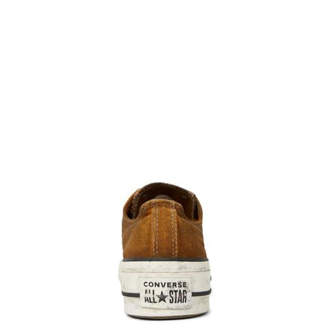 chuck taylor all star canvas rust platform low top